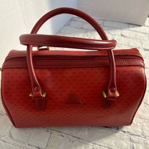 Elegant Red Satchel Bag
